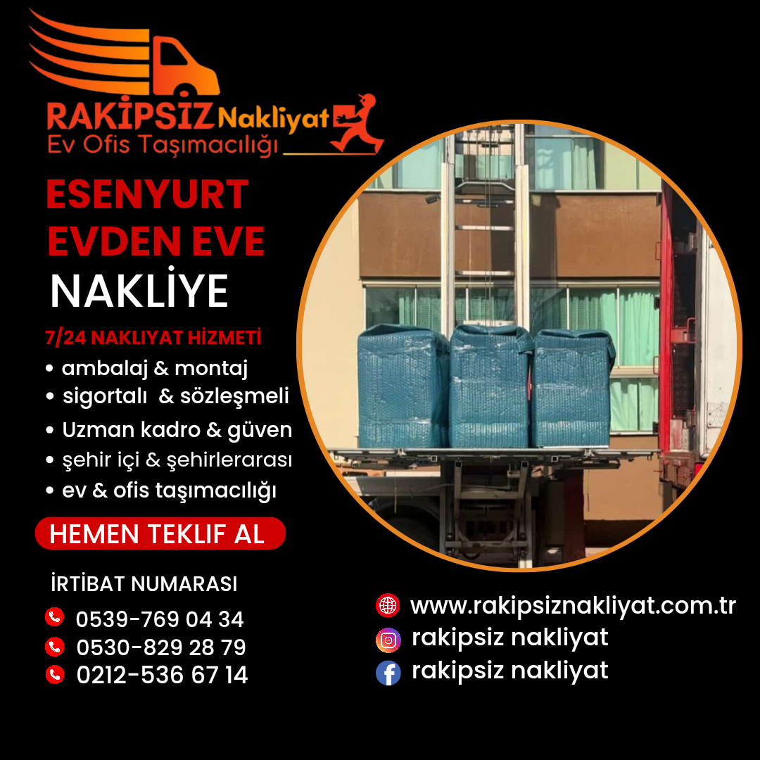Esenyurt evden eve nakliye