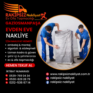 Gaziosmanpaşa Evden eve nakliye