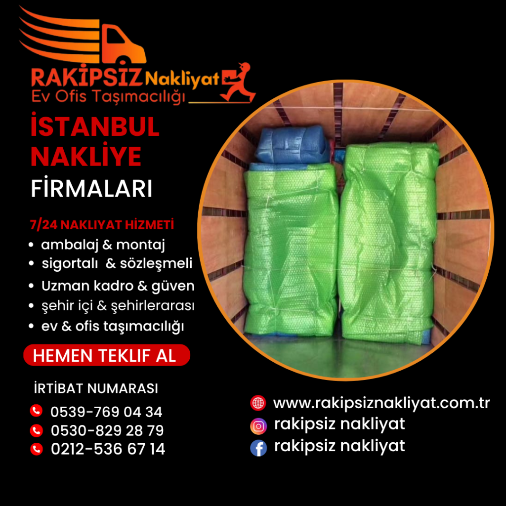 İstanbul nakliye firmaları