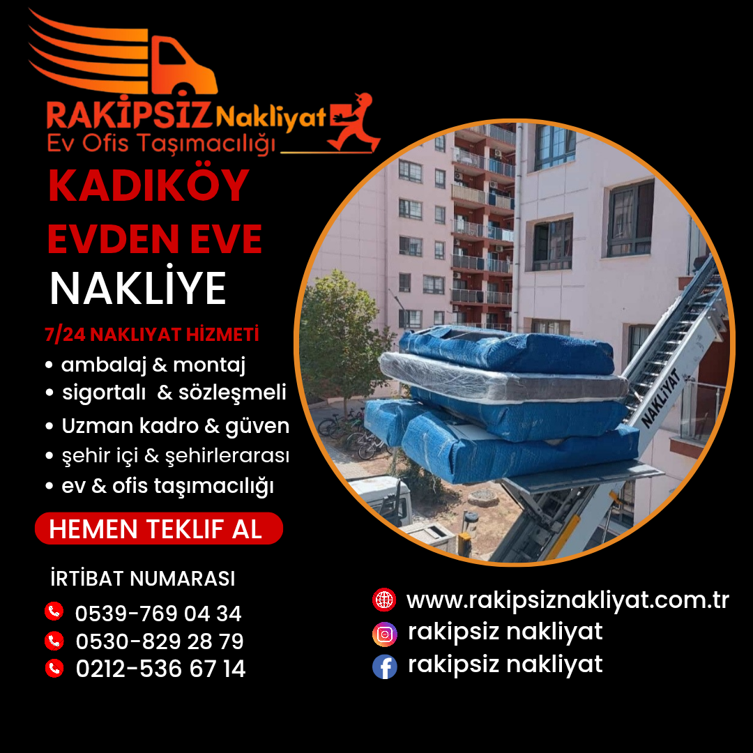 Kadıköy evden eve nakliye