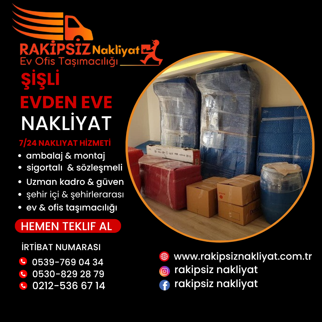 Şişli evden eve nakliyat