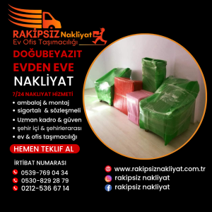Doğubayazıt evden eve nakliyat