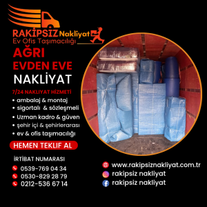 Ağrı evden eve nakliyat