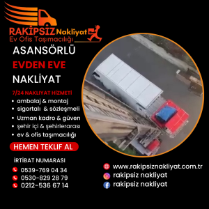 Asansörlü evden eve nakliyat 