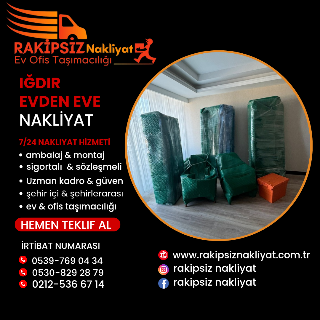 Iğdır evden eve nakliyat