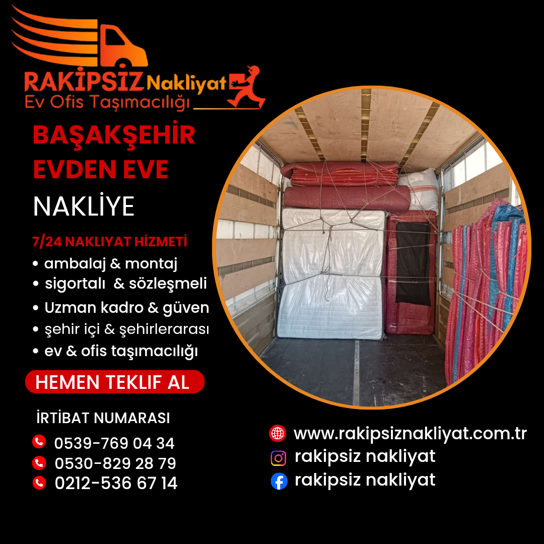Başakşehir evden eve nakliye 
