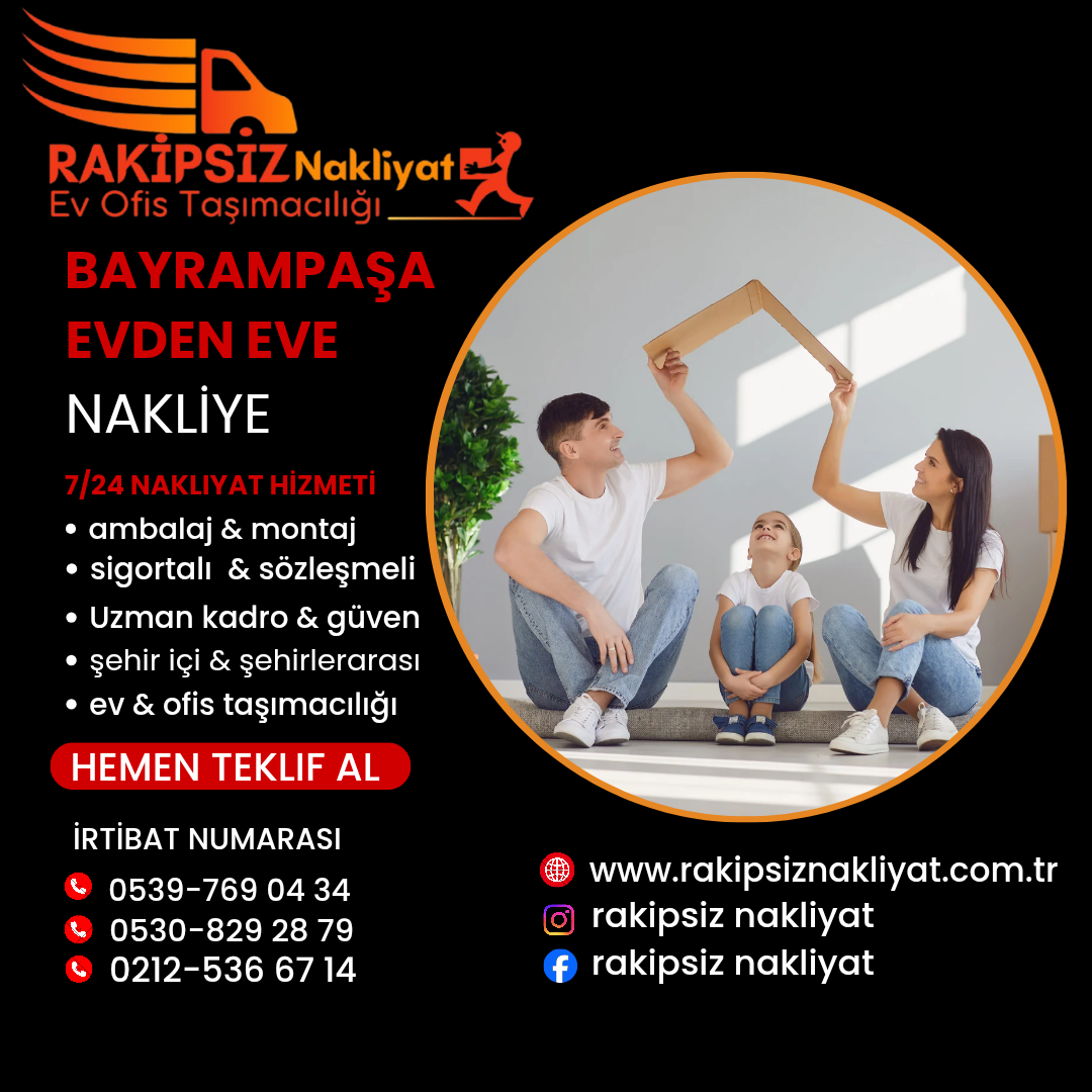 Bayrampaşa evden eve nakliye