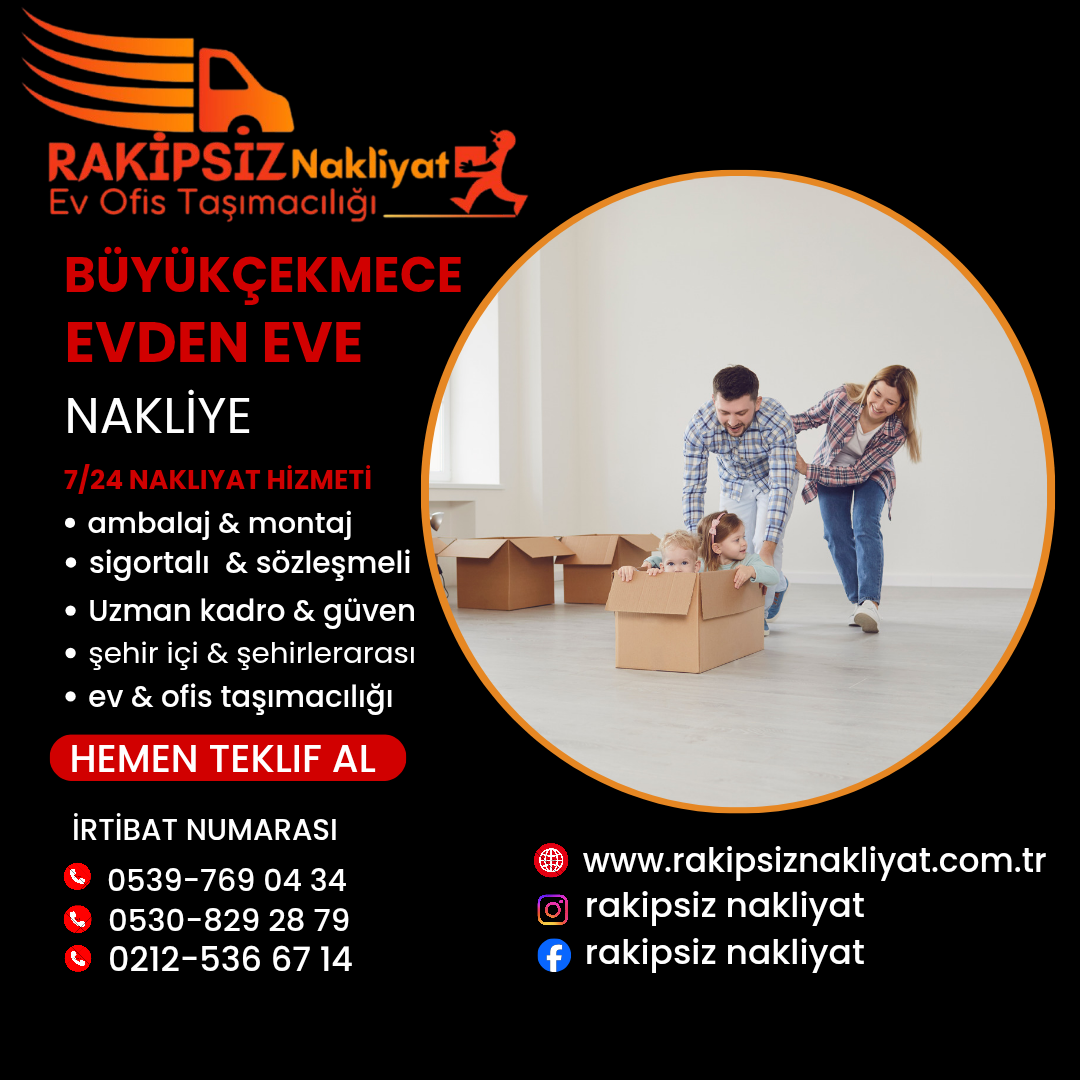 Büyükçekmece evden eve nakliye
