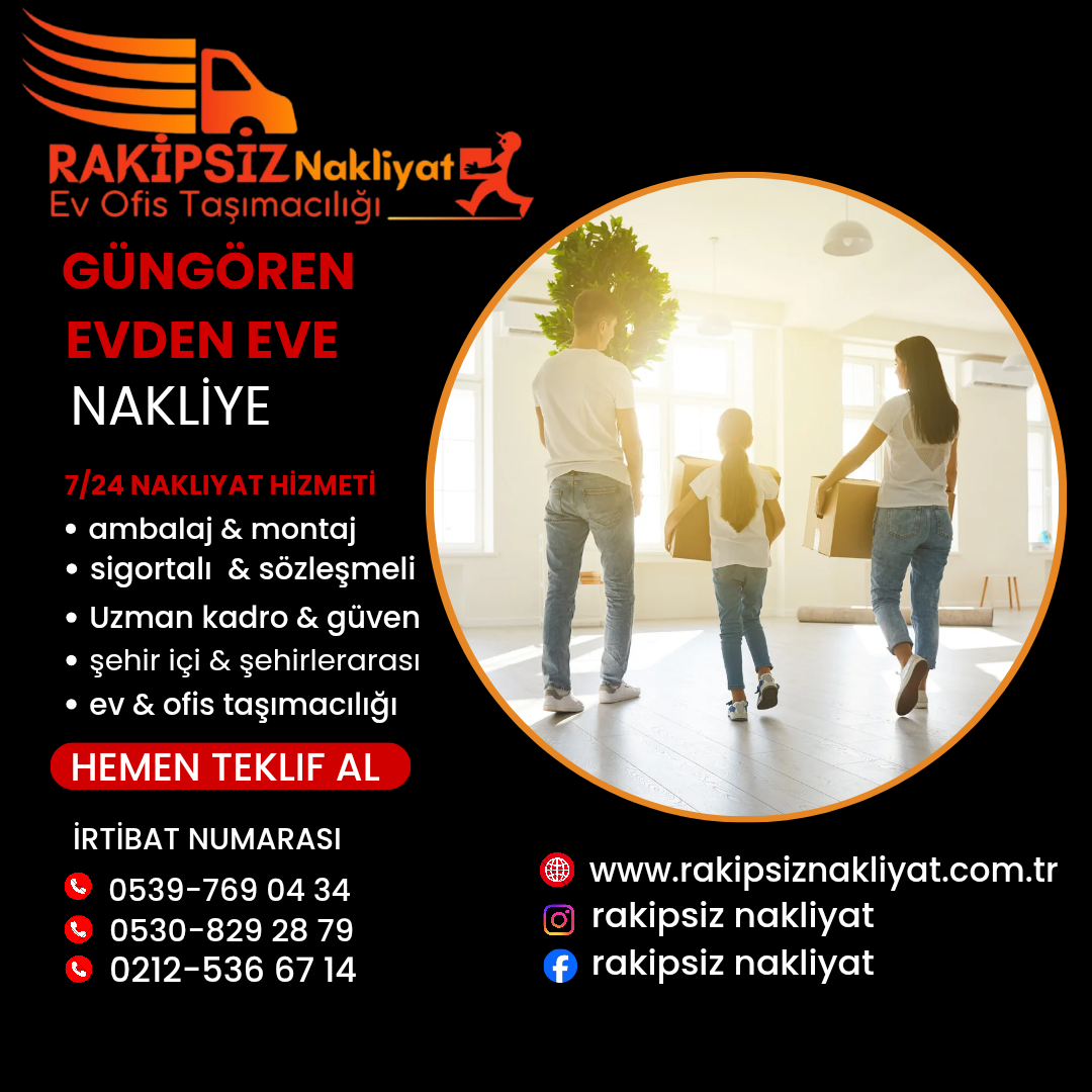 Güngören evden eve nakliye