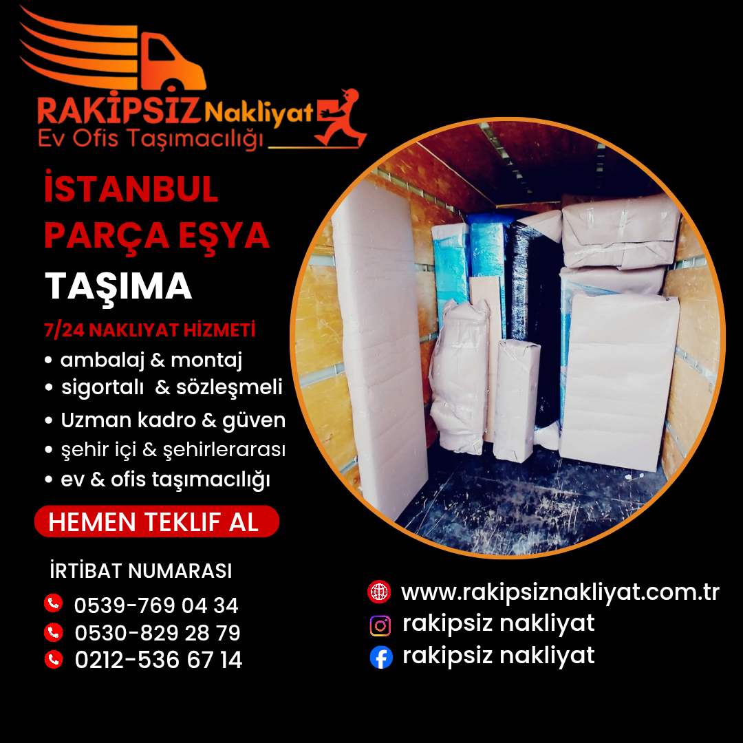 İstanbul parça eşya taşıma