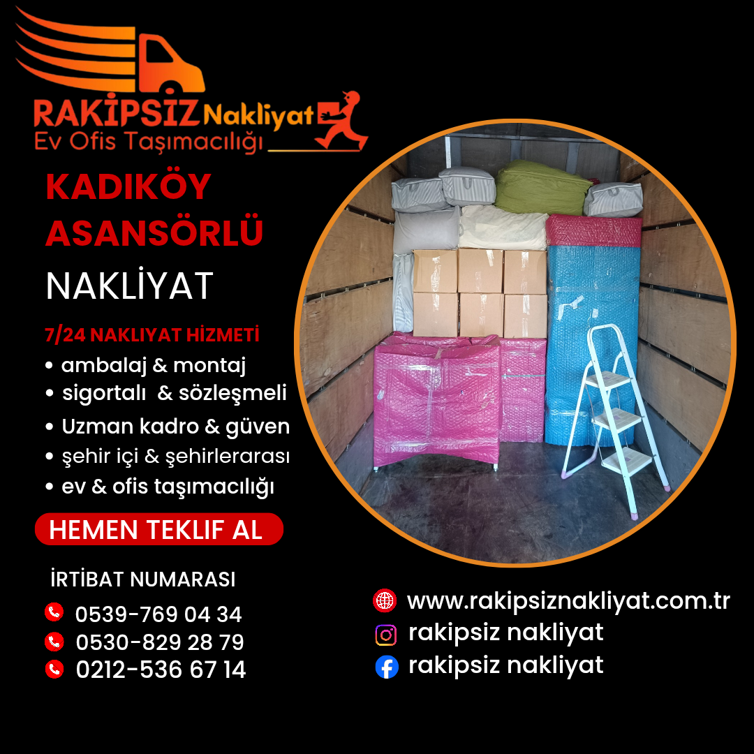 Kadıköy asansörlü nakliyat