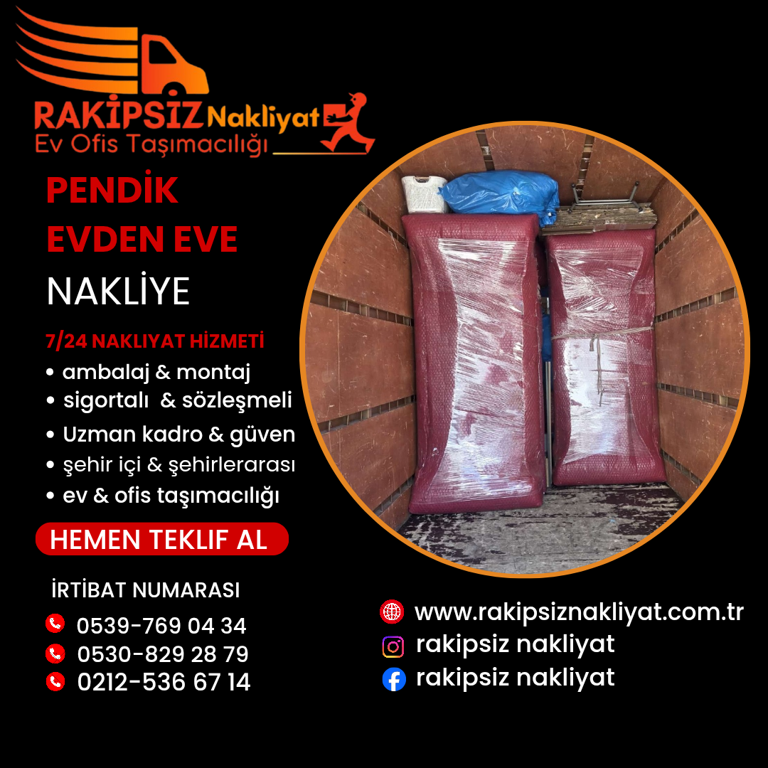 Pendik evden eve nakliye
