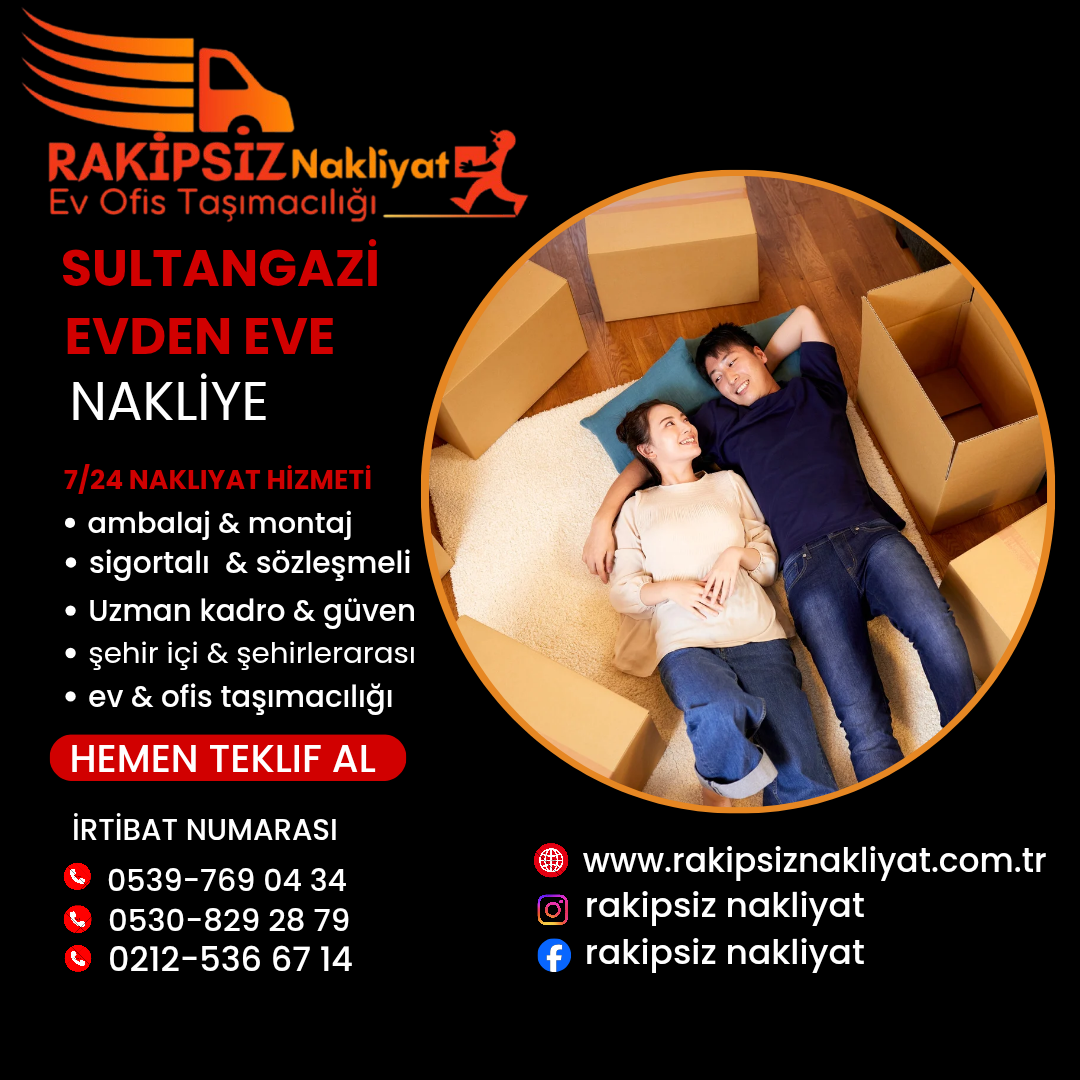 Sultangazi evden eve nakliye