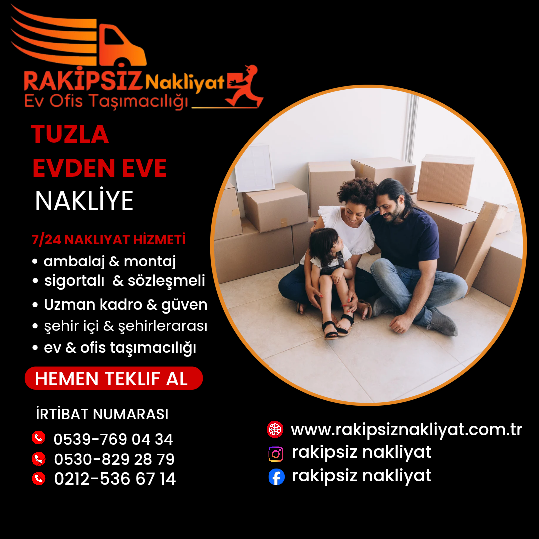 Tuzla evden eve nakliye 
