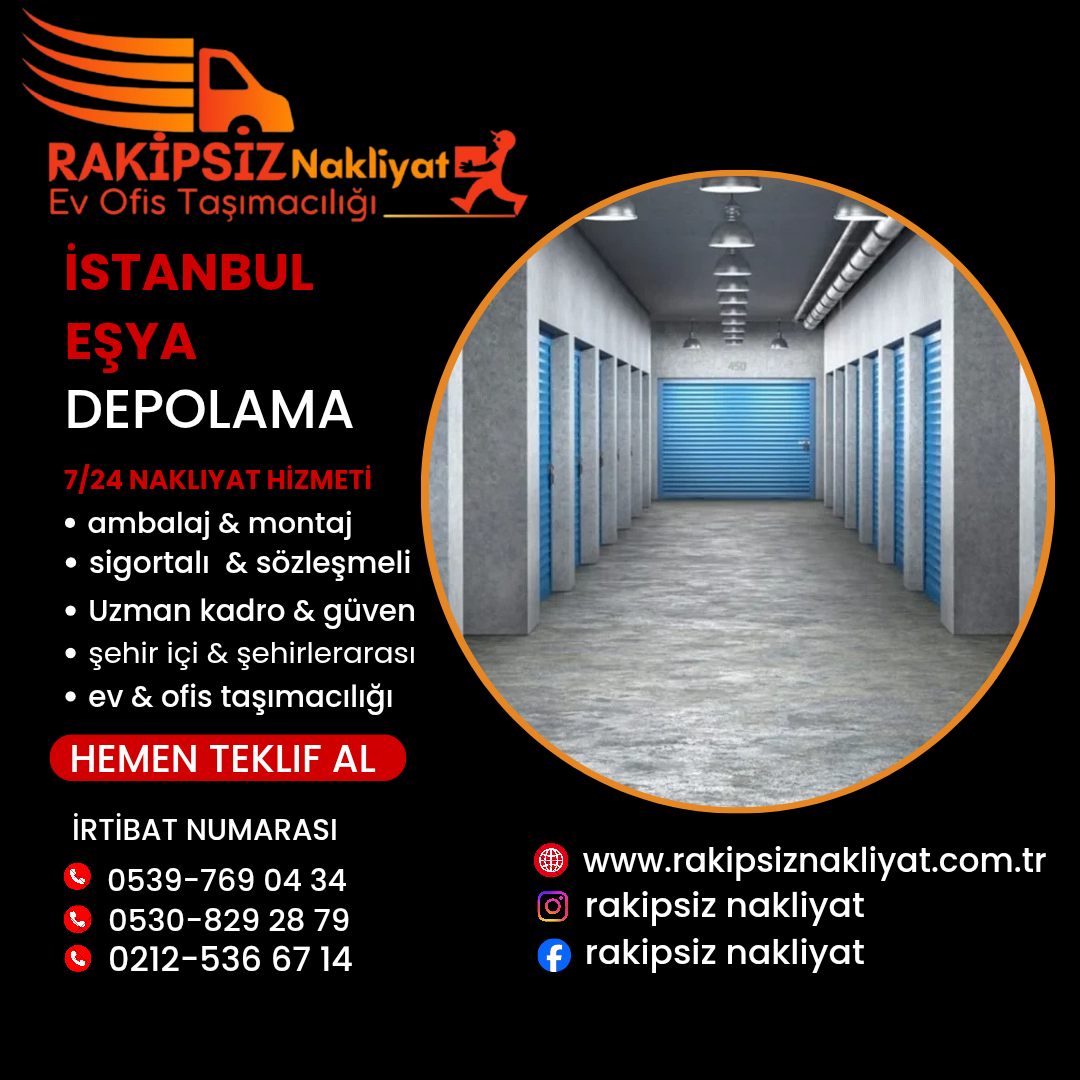 İstanbul eşya depolama 