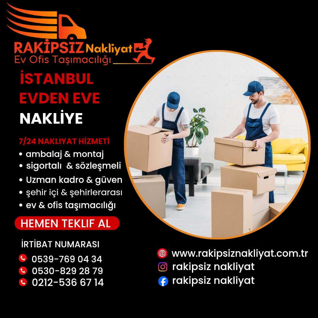 İstanbul evden eve nakliye