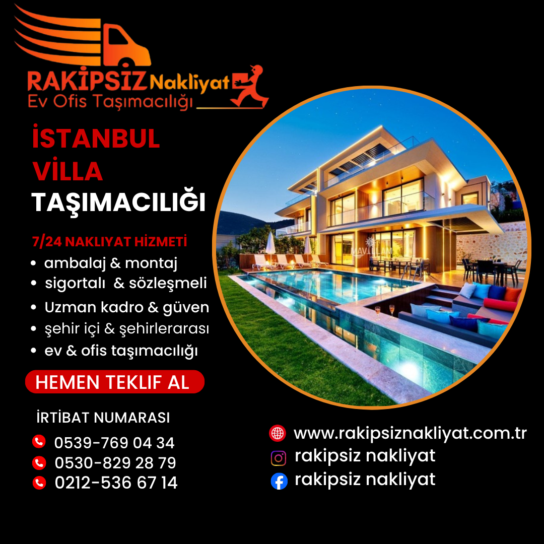 İstanbul villa taşımacılığı