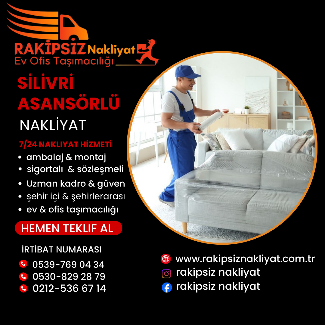 Silivri Asansörlü nakliyat
