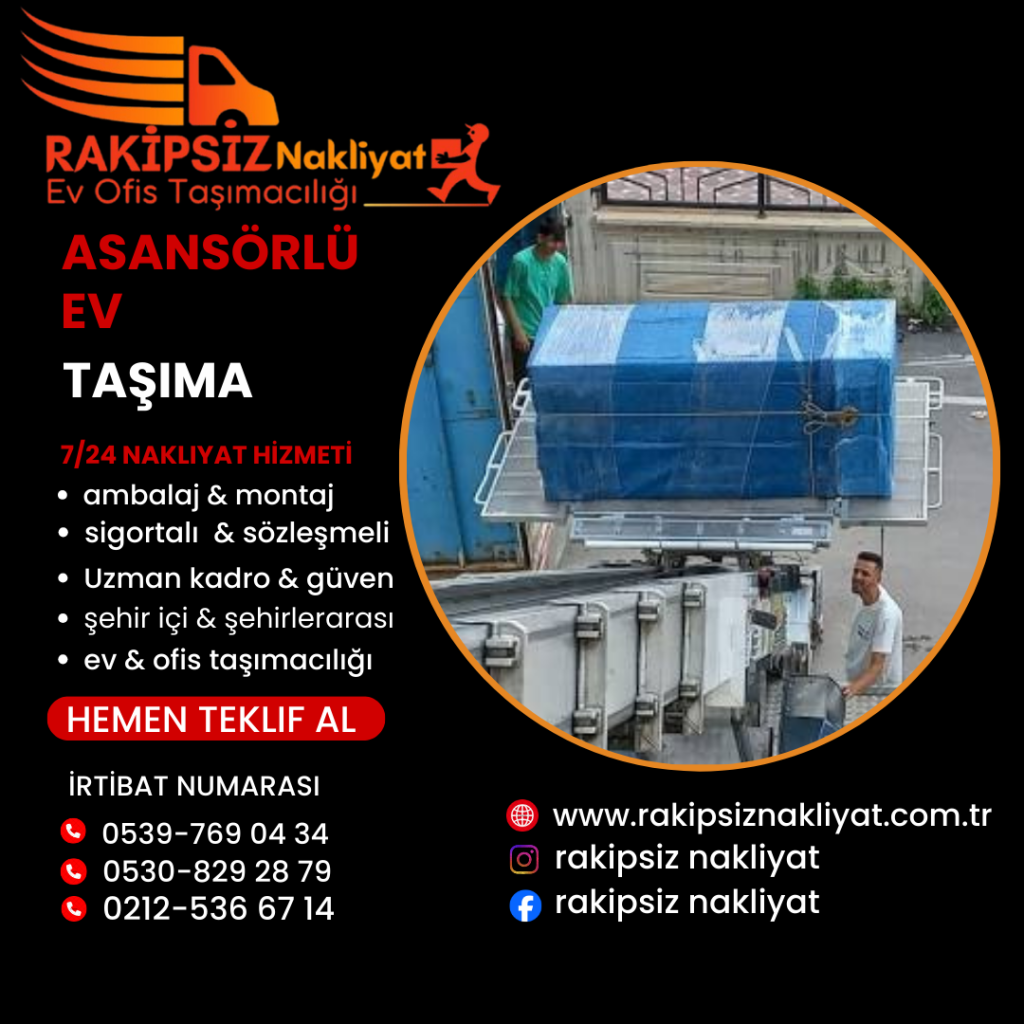 Asansörlü ev taşıma